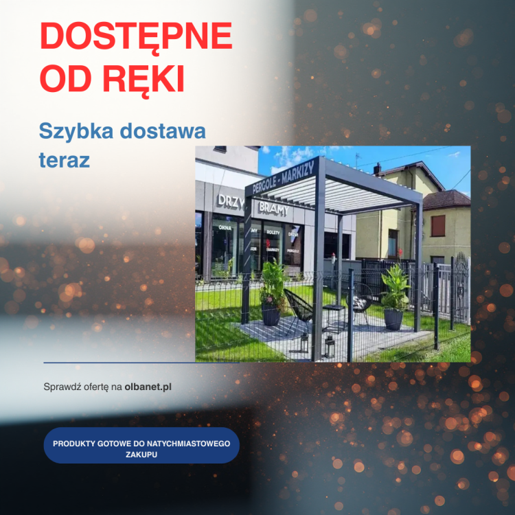 w magazynie Pergola Tarasowa SELT – Aluminiowa, 3000×3000, Antracyt, LED, Dach Sterowany Pilotem.png
